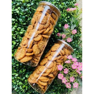 Bánh tai heo mè lon Pet 300g siêu ngon