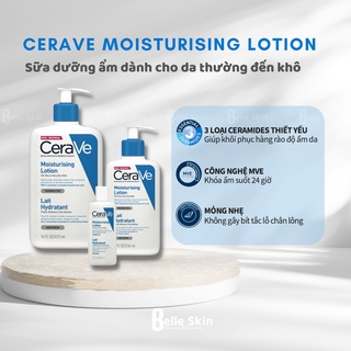 Sữa dưỡng ẩm CeraVe Moisturising Lotion cho thường đến khô