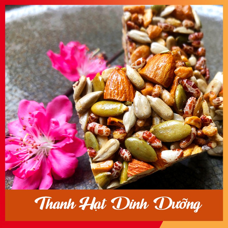 Bánh Ăn Kiêng 🍪 GIẢM CÂN 🍪 Thanh Hạt Dinh Dưỡng_ Ăn kiêng giảm cân, tiểu đường