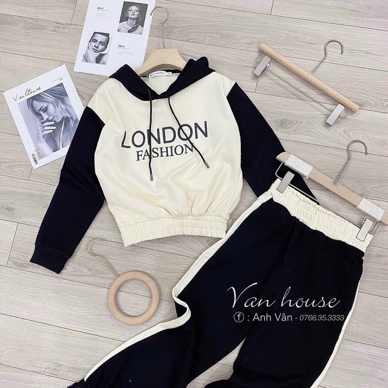 Set thể thao nón tay dài - chất nỉ bông siêu dày dặn - hàng cao cấp hình thật carotshop