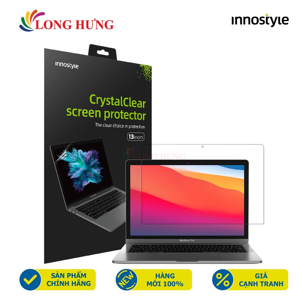 Dán màn hình Innostyle Crystal Clear Screen Protector Macbook Pro/Air 13 inch 2018-2020 ISP13HD - Hàng chính hãng