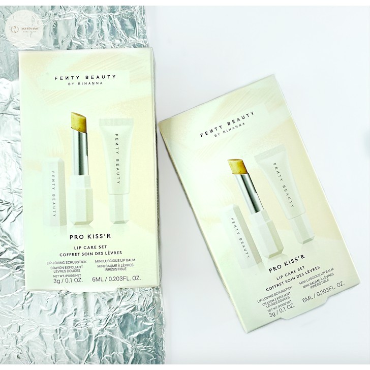 Set son dưỡng ẩm và tẩy tế bào chết cho môi Fenty Beauty- HÀNG NHẬP NGUYÊN ANH
