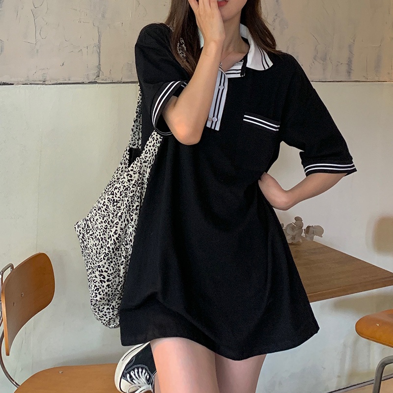 SUXI Áo Thun Thể Thao Tay Ngắn Dáng Rộng Cổ Chữ V Thiết Kế Đơn Giản Dễ Phối Đồ Thời Trang Mùa Hè Cho Nữ