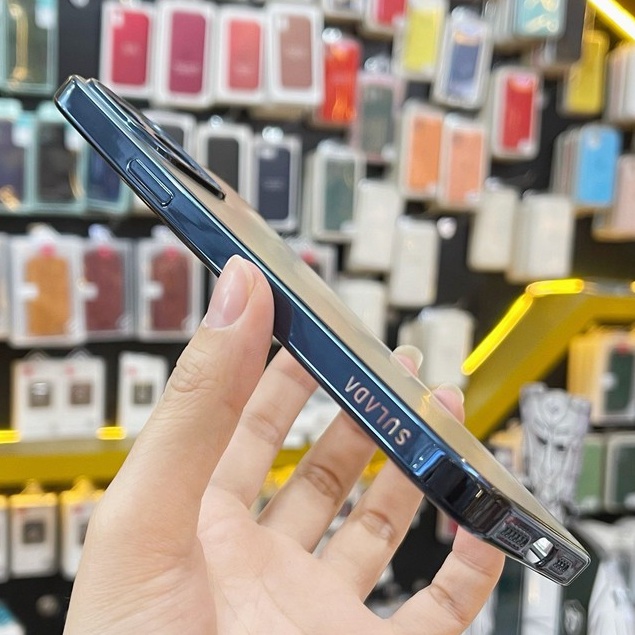CHÍNH HÃNG  Ốp SULADA nhám mạ viền bảo vệ camera dành cho iphone 7 8 SE X XS XR 11 12 / PLUS / MINI / PRO / MAX