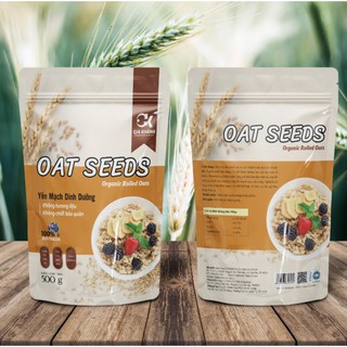 Yến mạch nguyên chất (Instant Oats) 500g - GIA KHÁNH - Sản phẩm bổ dưỡng, hỗ trợ giảm cân, giữ gìn vóc dáng