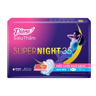 Băng vệ sinh ban đêm Diana Super Night 35cm