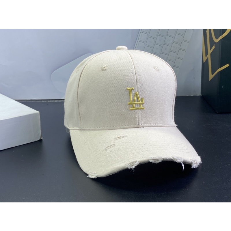 mũ lưỡi trai thời trang rách hot nhất 2022 - nón kết L -A hàn quốc unisex