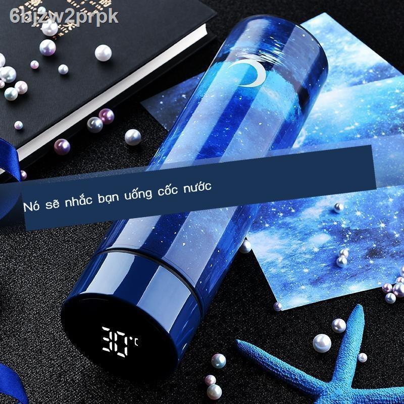 (Mới về)Cốc giữ nhiệt thông minh nam và nữ cốc nước sinh viên cầm tay xu hướng sáng tạo cá tính đơn giản và tươi mát Bộ