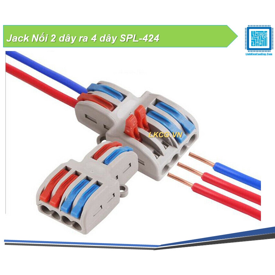 Jack Nối 2 dây ra 4 dây SPL-424