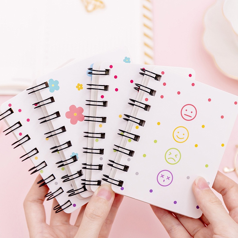 Sổ Tay Mini Họa Tiết Hoa Xinh Xắn 2494 Hyuna A7