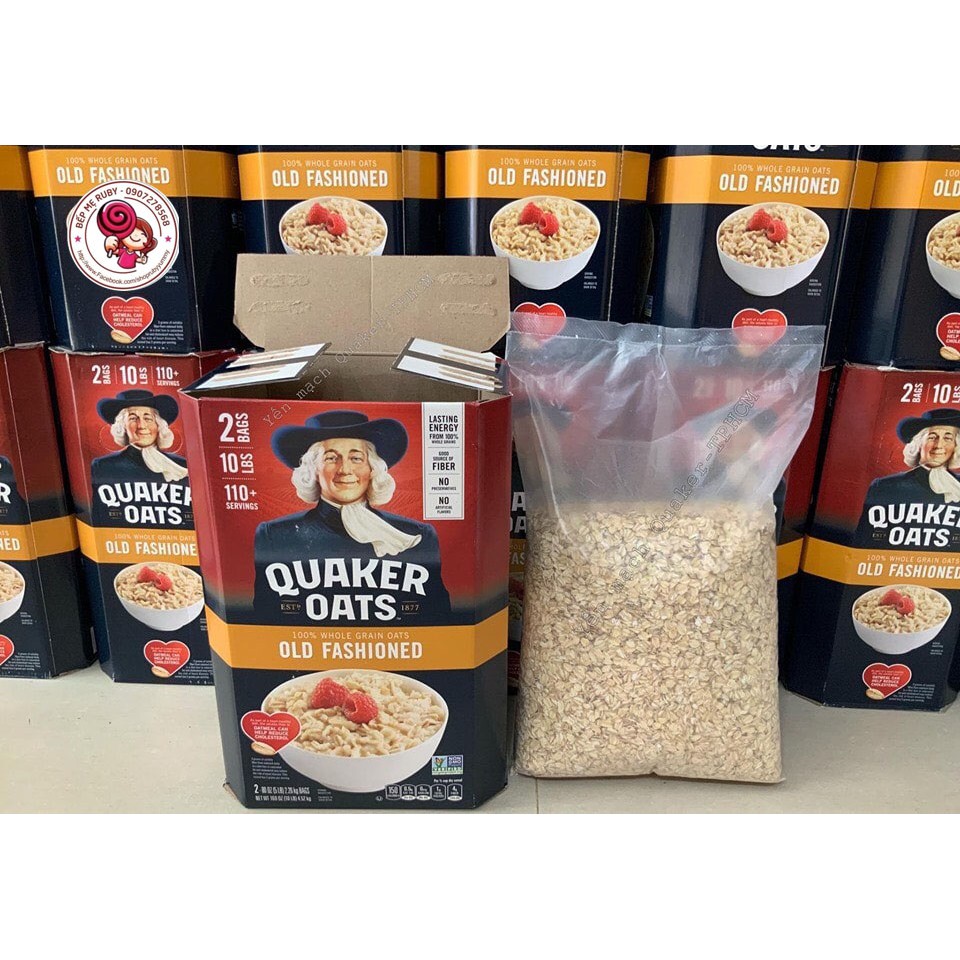 yến mạch quacker oats, bịch2kg2