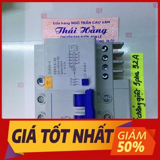 [-FreeShip-] Át chống giật 3 pha DZ47-32 A-220 v [ShopUyTín]