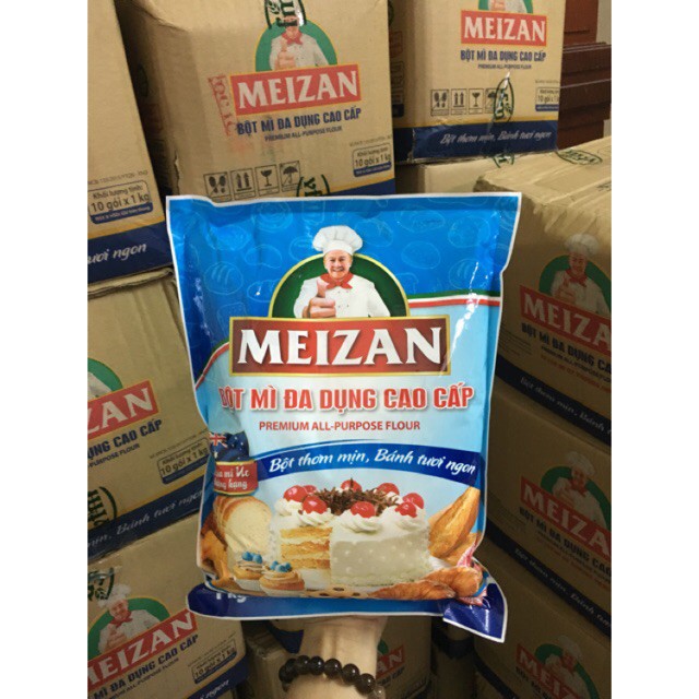 Bột mỳ đa năng Meizan 1kg.