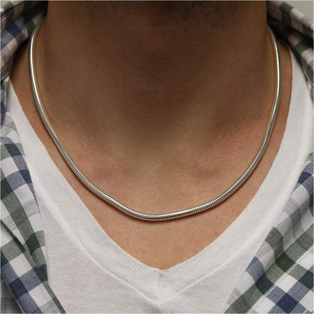 Dây chuyền nam nam vòng cổ nam snake chain 3mm by MAMA KING