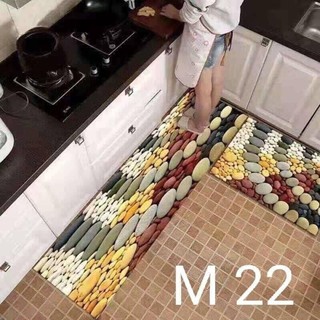 Thảm bếp 3d set 2 cái