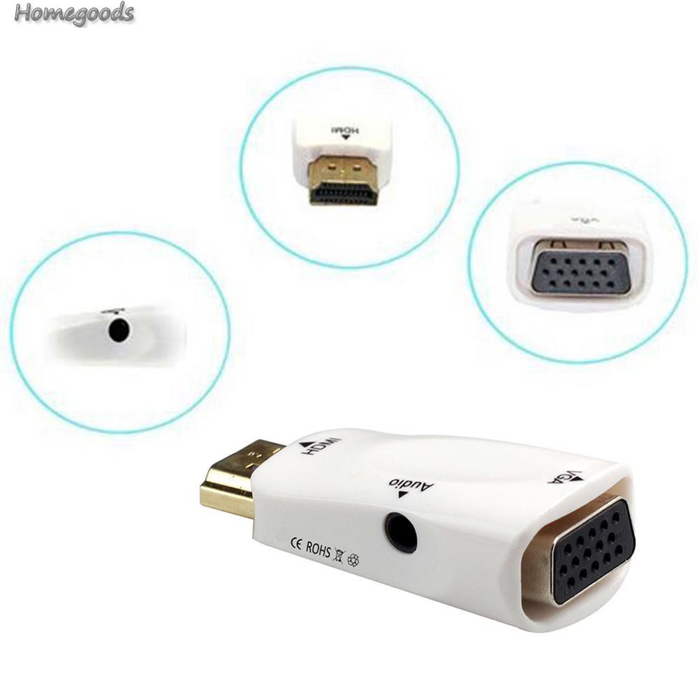 Bộ Chuyển Đổi Âm Thanh 1080p Usb Hdmi-Compatible Male Sang Vga Tv Av