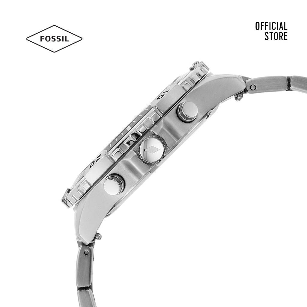 Đồng hồ Kim nam Fossil GARRETT dây kim loại FS5623 - màu bạc