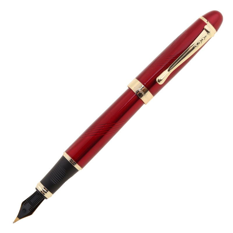 Goo New Jinhao X450 Bút Máy Ngòi Vừa Vỏ Vàng Sang Trọng Chất Lượng Cao