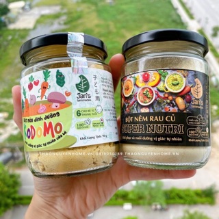 Bột nêm/hạt nêm rau củ dinh dưỡng cho bé và gia đình