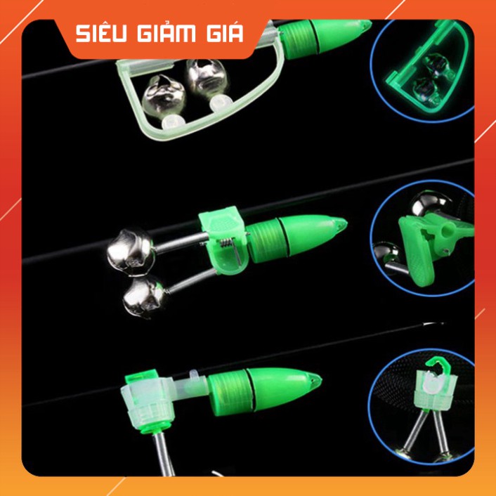 [Combo] [Combo] Chuông báo cá chuông câu cá Đèn ngắn chuông cá  [Giá rẻ] [Giá rẻ]