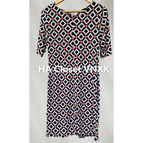 Đầm Thun Ladong Hoạ tiết XK