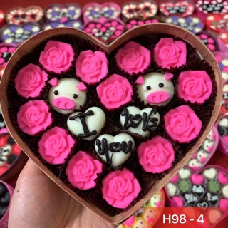 Socola valentine (hộp 18 viên)