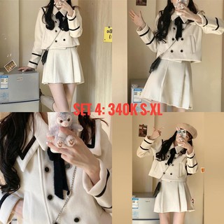 Set dạ tiểu thư sang chảnh ulzzang đủ size