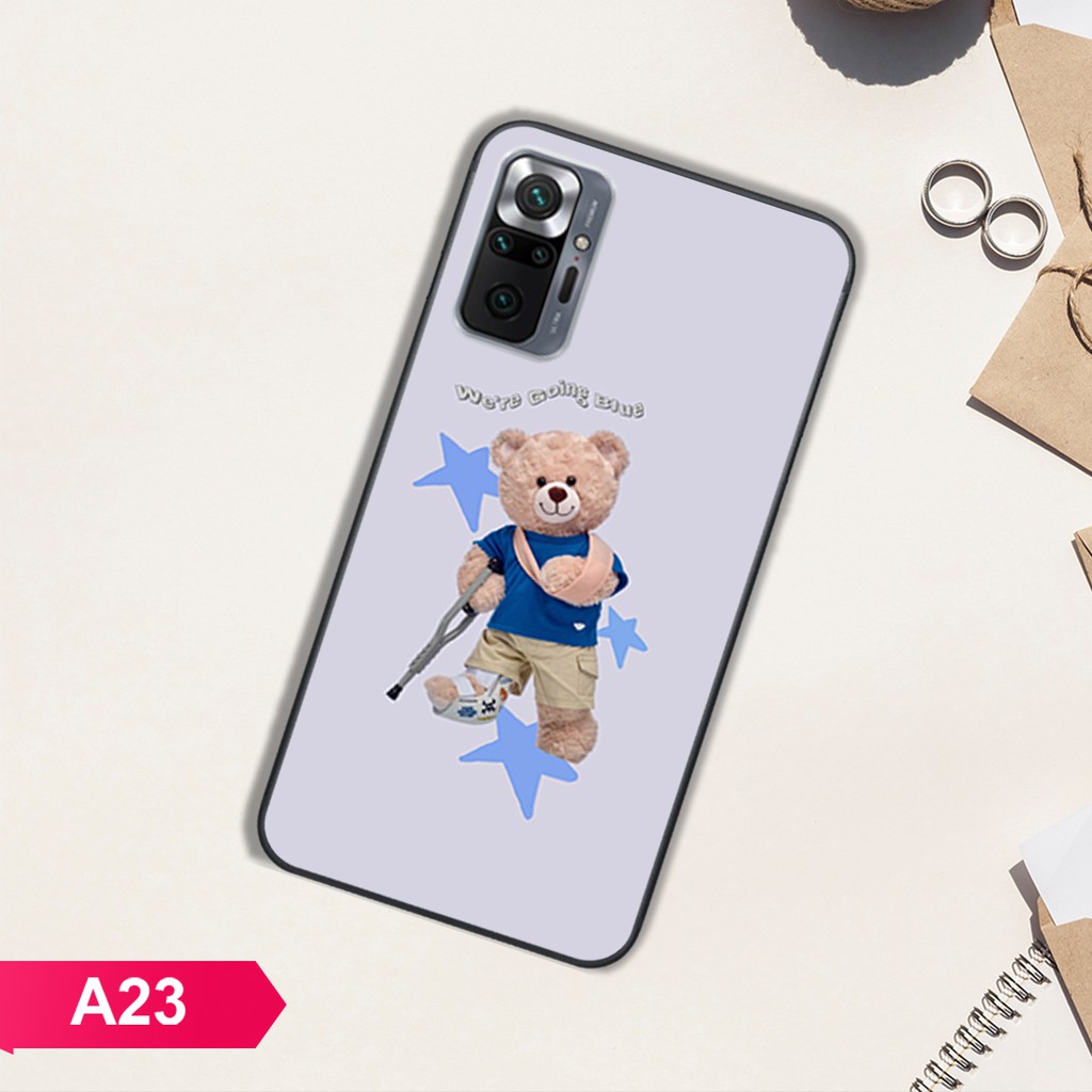 Ốp lưng Xiaomi Redmi 10/Redmi note 10/Redmi note 10s/Redmi note 10 10 PRO/MI 10T PRO in hình gấu cực đẹp cute
