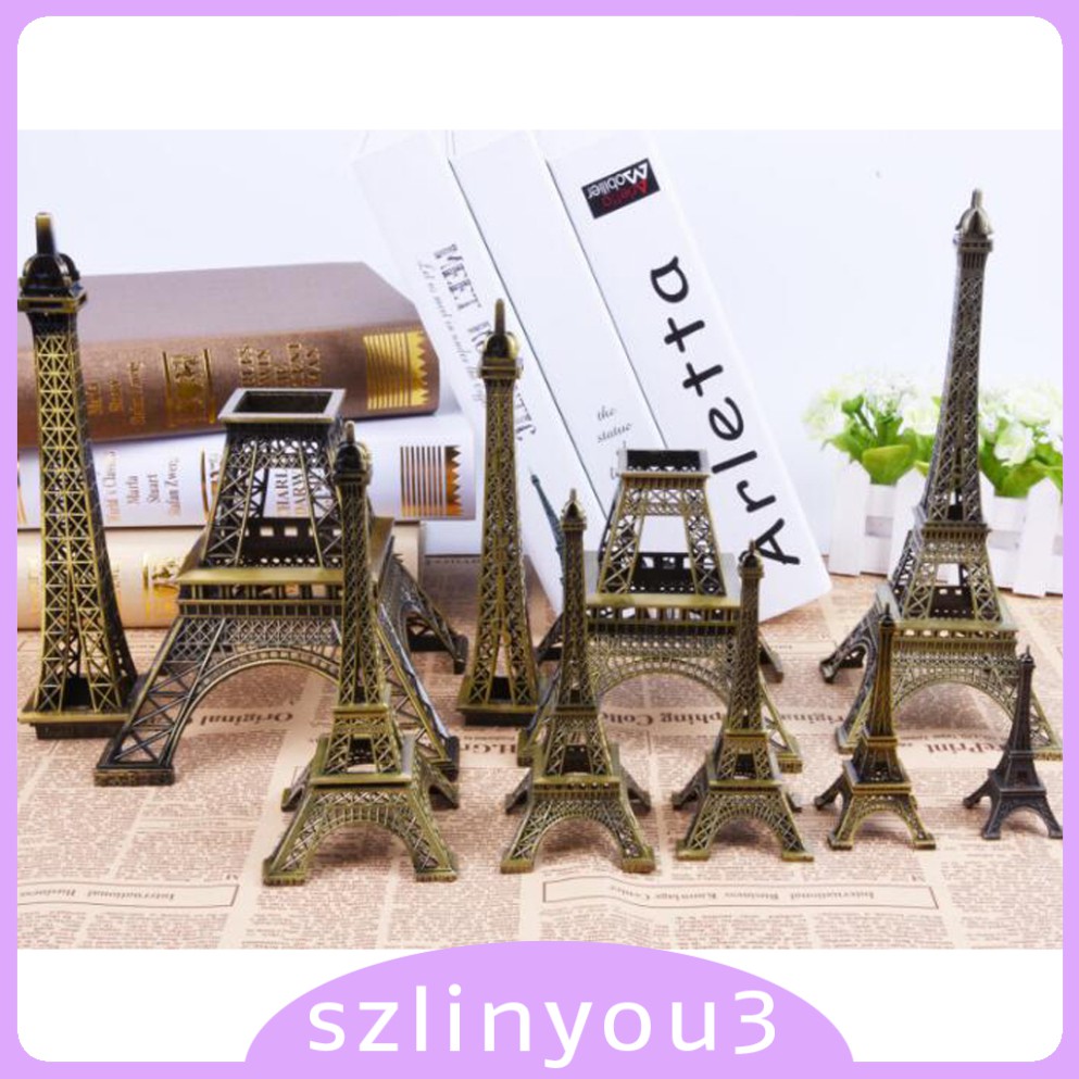 Mô Hình Tháp Eiffel 32-48cm Để Bàn Trang Trí