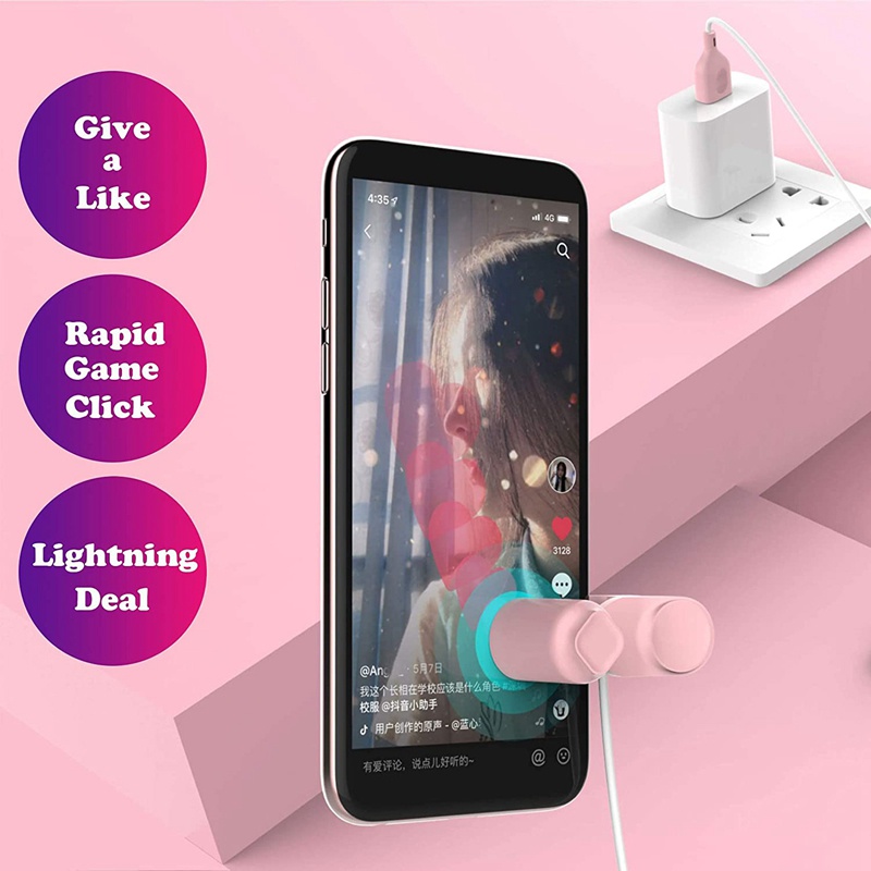 Thiết Bị Nhấp Nháy Màn Hình Điện Thoại USB Tự Động Thích Hợp Để Chơi Game Phát Sóng Trực Tiếp