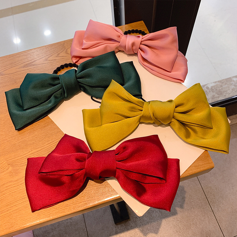 Kẹp tóc hình nơ lớn phong cách Nhật Bản dễ thương cho bé gái