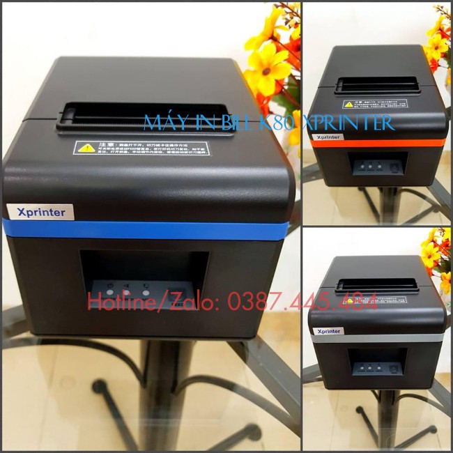 Máy in hóa đơn tính tiền hãng Xprinter + Tặng 5 cuộn K80 - Máy in bill Xprinter N160ii - Máy móc pha chế giá sỉ TM