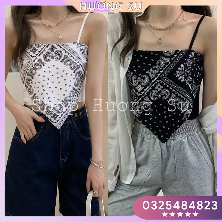 Yếm tam giác kèm quây bozip gợi cảm Hương Su