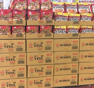 MÌ yeul cay hàn quốc ottogi 120g, mì yeul cay Otoki 120g, mì rong biển Ottogi 120g