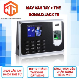 Máy chấm công Ronald Jack T8 - Máy Chấm Công Vân Tay - Nhật Minh