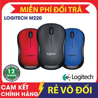 Chuột không dây LOGITECH M220 Công Nghệ Không Tiếng Ồn