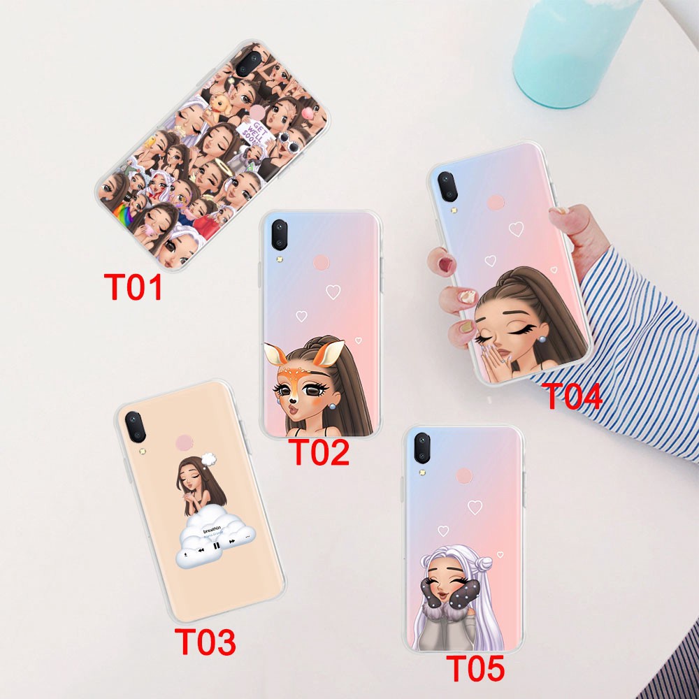 Ốp Điện Thoại Mềm Trong Suốt Hình Ariana Grande 17gt Cho Motorola Moto Z2 Z3 Play G9 G8 Plus Power Lite