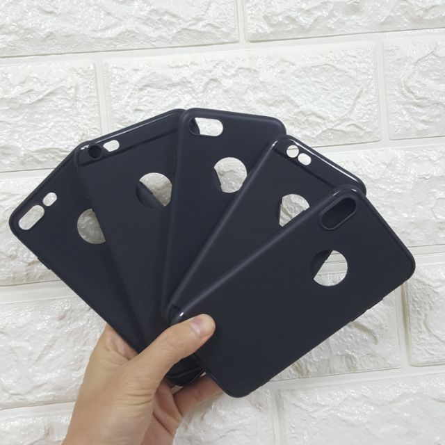 Ốp Silicon đen cho iPhone 5/5s/6/6s, iPhone 7/7 Plus, iPhone 8/8Plus, iPhone X cực đẹp