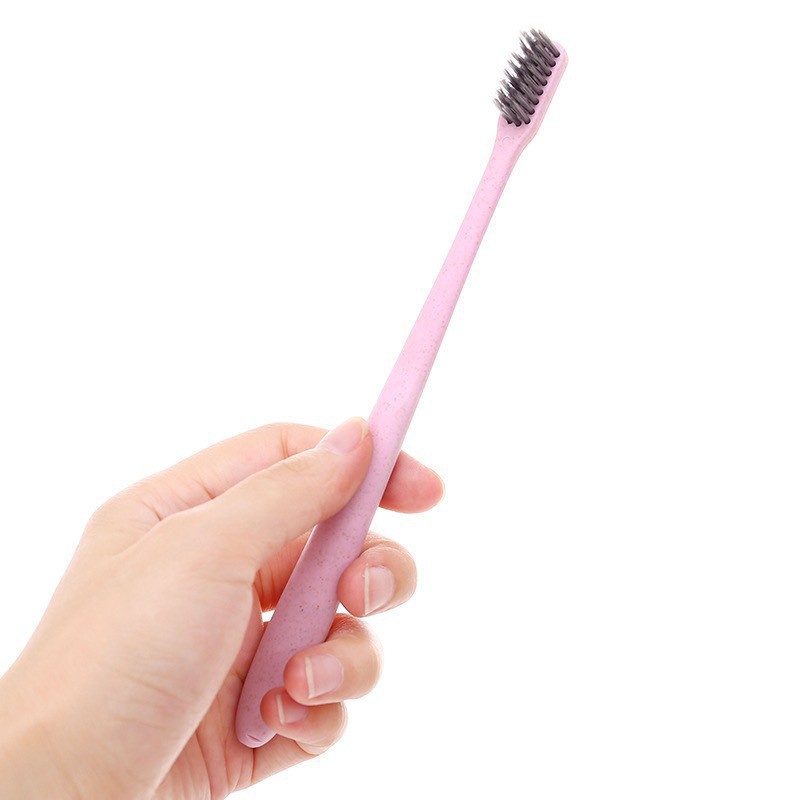 Set 10 cây bàn chải đánh răng lúa mạch tiện ích thân thiện với môi trường 88071 shop88