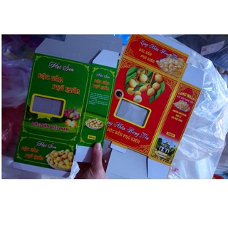 vỏ hộp đựng long nhãn hạt sen