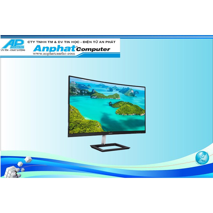 Màn hình LCD cong Philips 241E1C 24" FHD/VA/75Hz - Hàng Chính Hãng - Bảo hành 36 tháng