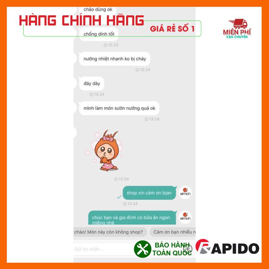 CHẢO NƯỚNG RAPIDO 24CM, CHẢO GANG NƯỚNG RAPIDO 24CM DÙNG TRÊN MỌI LOẠI BẾP