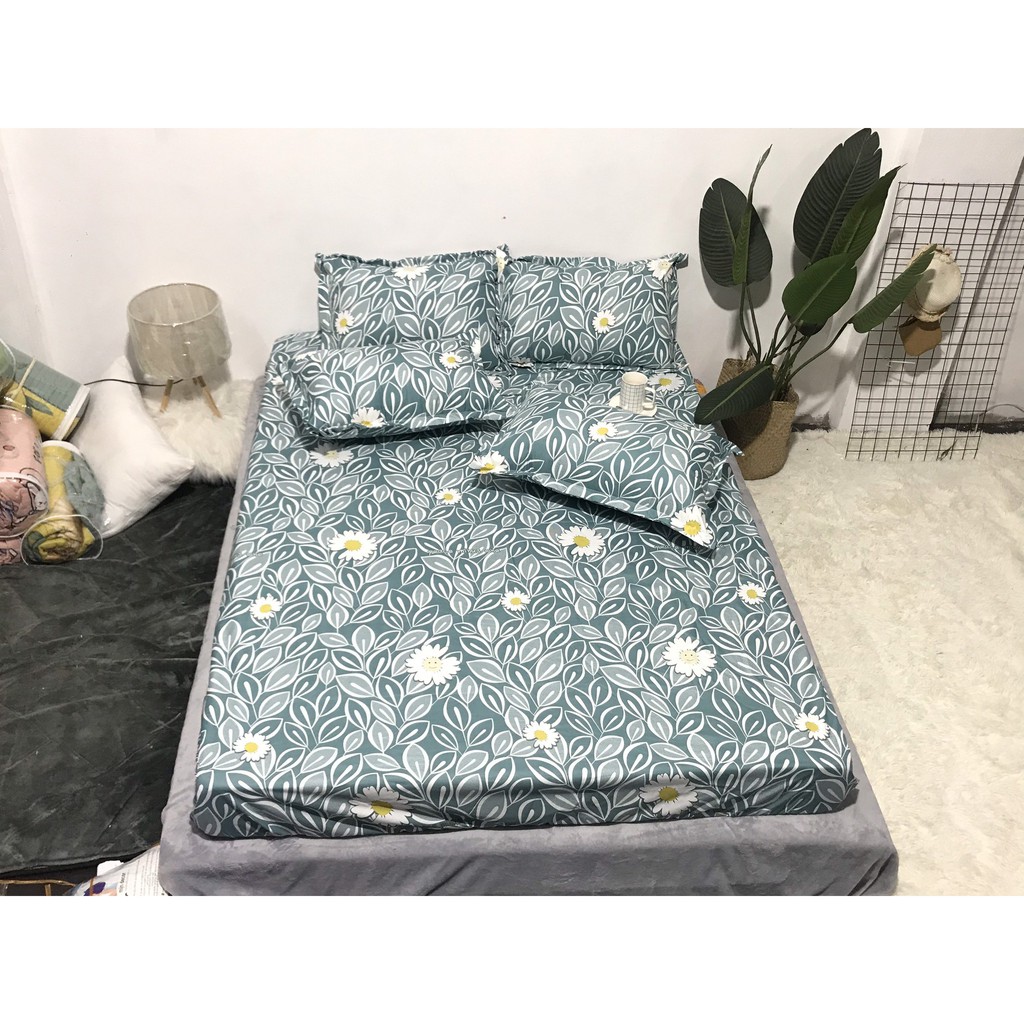 Ga chống thấm cotton chống thấm nước bảo vệ đệm 2 trong 1 nằm trực tiếp kích thước 2m2 x 2m