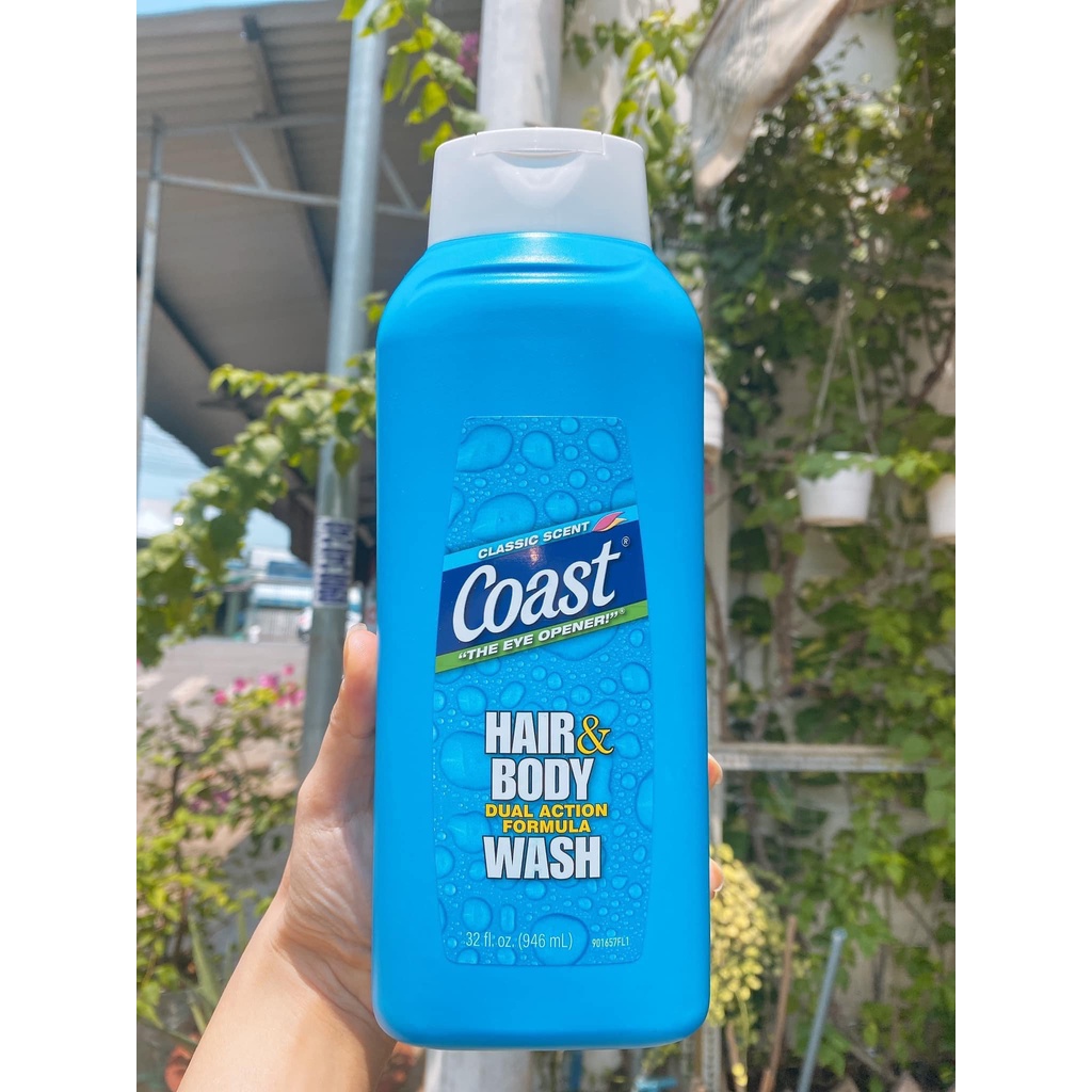 Sữa Tắm Gội Coast Hair &amp; Body Wash 2in1