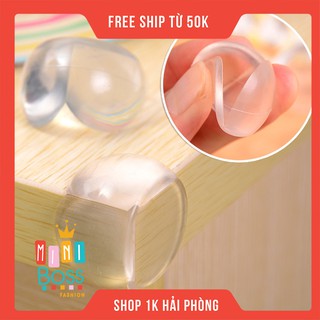 Miếng bịt góc bàn silicon trong suốt