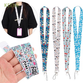 KEENE Multi-function Doctors ID Card Lanyards Neck Straps Badge Holder Nurse Lanyards Key Ring Accessories Key Chain Cover Pass Mobile Phone Lanyards