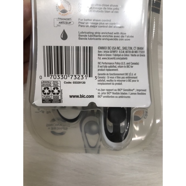 👉Dao cạo râu BIC Flex 5 Men's 5 Blade, Razors, 2-count- New In - mỹ 🇺🇸