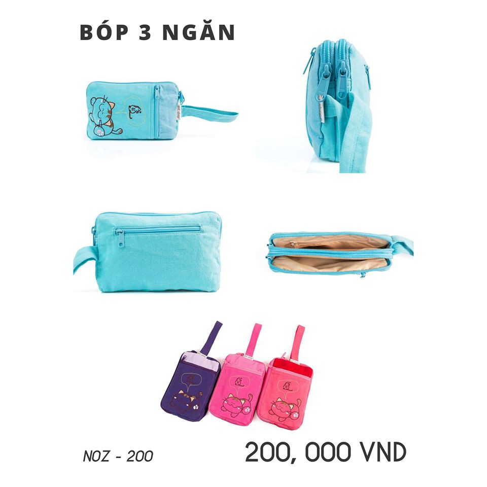 Bóp điện thoại 2 ngăn Pet Shop NOZ-200