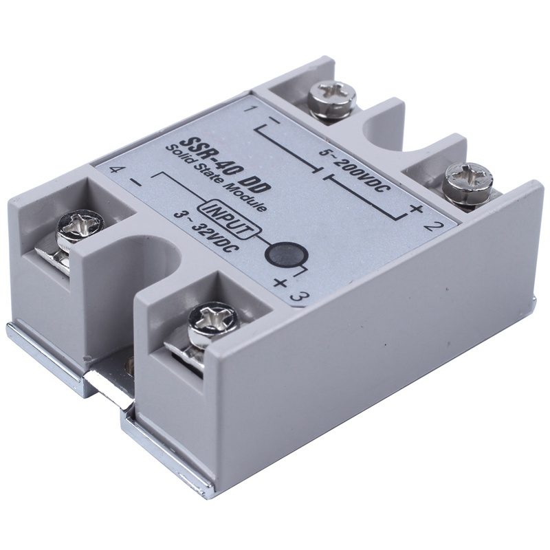 Set 4 rơ le DC-DC SSR-40DD 40A DC3-32V DC5-60V chuyên dụng
