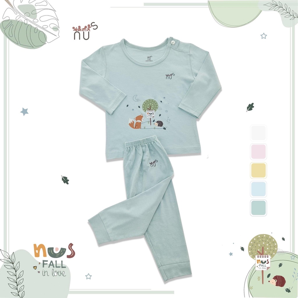 Bộ dài cài vai NUS siêu mềm mịn dành cho bé yêu